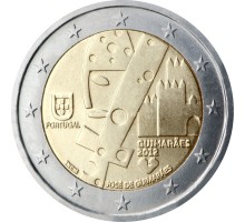 Португалия 2 евро 2012. Гимарайнш - культурная столица Европы