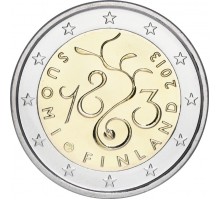 Финляндия 2 евро 2013. 150 лет Парламенту
