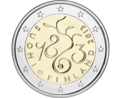Финляндия 2 евро 2013. 150 лет Парламенту