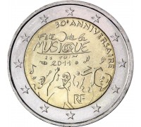 Франция 2 евро 2011. День музыки