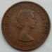Великобритания 1/2 пенни 1954-1970