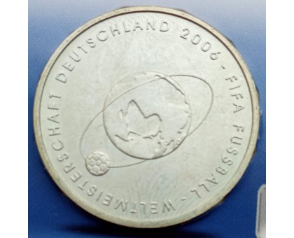 Германия (ФРГ) 10 евро 2004. Чемпионат мира по футболу 2006, Германия, серебро