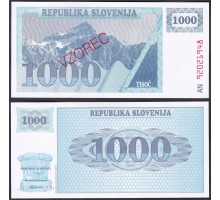 Словения 1000 толаров 1992