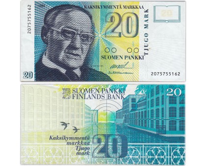 Финляндия 20 марок 1993