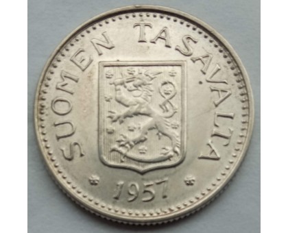 Финляндия 100 марок 1957 серебро