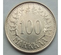 Финляндия 100 марок 1957 серебро