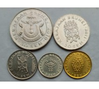 Бруней 2008-2011. Набор 5 монет