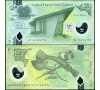 Папуа Новая Гвинея 2 кина 2013. 40 лет банку, полимер