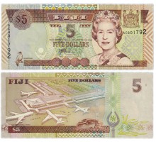 Фиджи 5 долларов 2002
