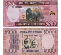 Руанда 5000 франков 2014