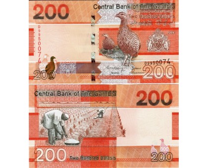Гамбия 200 даласи 2019-2023