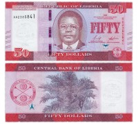Либерия 50 долларов 2022