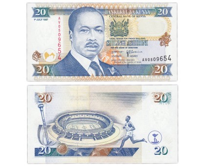 Кения 20 шиллингов 1997