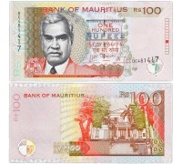 Маврикий 100 рупий 2007-2013