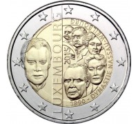 Люксембург 2 евро 2015. 125 лет династии Нассау-Вайльбург