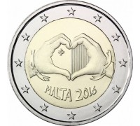 Мальта 2 евро 2016. Любовь