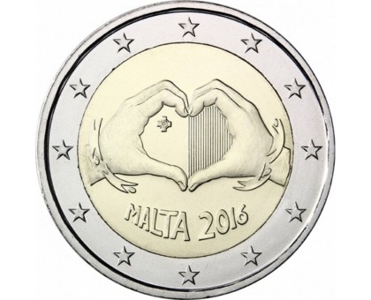 Мальта 2 евро 2016. Любовь