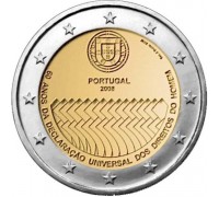 Португалия 2 евро 2008. Декларация прав человека