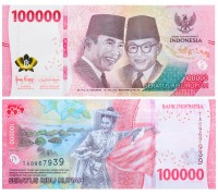 Индонезия 100000 рупий 2022