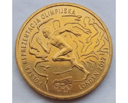 Польша 2 злотых 2012. Олимпиада в Лондоне