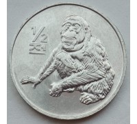 Северная Корея (КНДР) 1/2 чон 2002. Мир животных - Орангутан