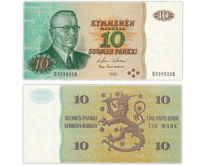 Финляндия 10 марок 1980
