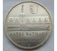 Германия (ГДР) 5 марок 1984. Старая Ратуша в Лейпциге