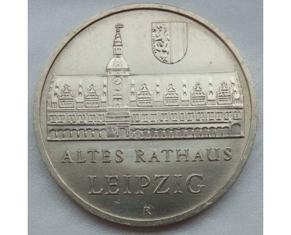Германия (ГДР) 5 марок 1984. Старая Ратуша в Лейпциге