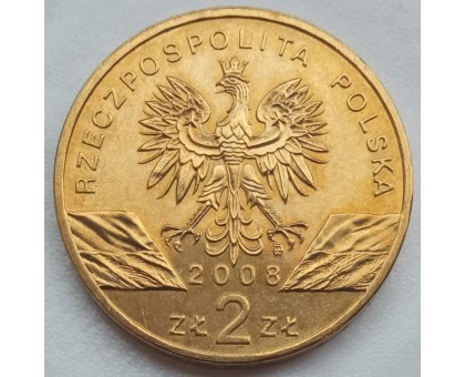 Польша 2 злотых 2008. Сапсан