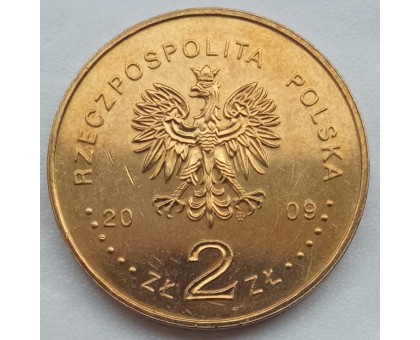 Польша 2 злотых 2009. Оборона Вестерплатте в сентябре 1939
