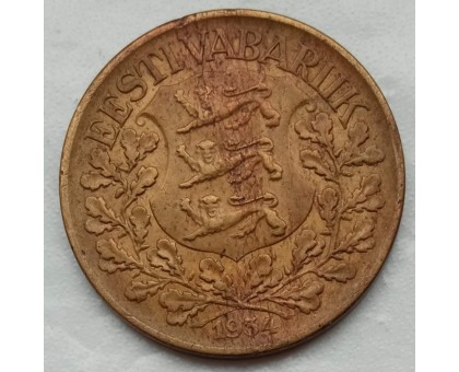 Эстония 1 крона 1934