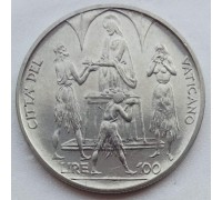 Ватикан 100 лир 1968