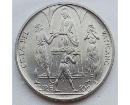 Ватикан 100 лир 1968