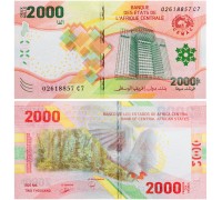 Центральная Африка 2000 франков 2022