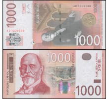 Сербия 1000 динар 2011-2014