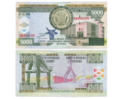 Бурунди 5000 франков 2008-2013