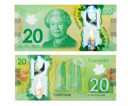 Канада 20 долларов 2012