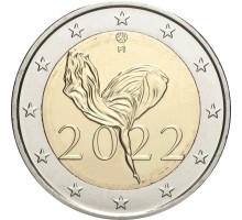 Финляндия 2 евро 2022. 100 лет Финскому национальному балету