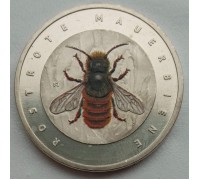 Германия 5 евро 2023. Красная пчела-каменщик