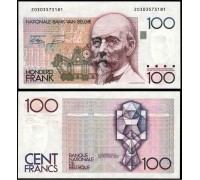 Бельгия 100 франков 1982-1994