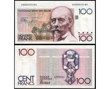 Бельгия 100 франков 1978-1994