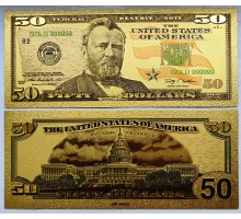 Сувенирная банкнота США 50 долларов