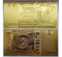 Сувенирная банкнота 1000000 евро