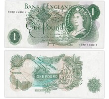Великобритания 1 фунт 1970-1977