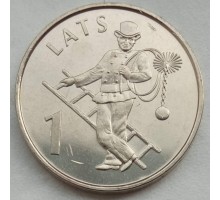Латвия 1 лат 2008. Трубочист