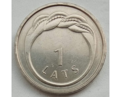 Латвия 1 лат 2009. Кольцо Намейса