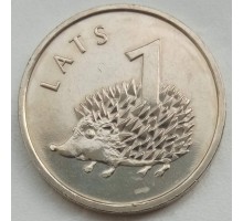 Латвия 1 лат 2012. Ежик
