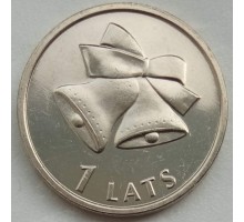Латвия 1 лат 2012. Колокольчики