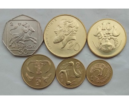 Кипр 2004. Набор 6 монет
