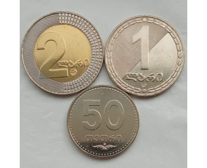 Грузия 2006. Набор 3 монеты